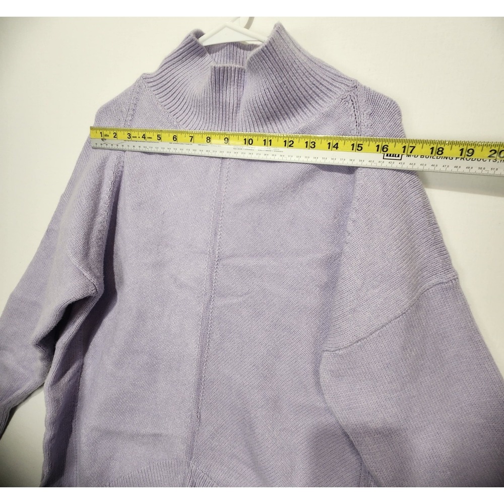 Maeve By Anthropologie Women's Lilac Casual Cozy Sweater Size L - Picture 6 of 10